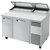 True TPP-AT-60-HC~SPEC3 Solid Door Pizza Prep Table with Angled Top and Hydrocarbon Refrigerant~Spec Package 3
