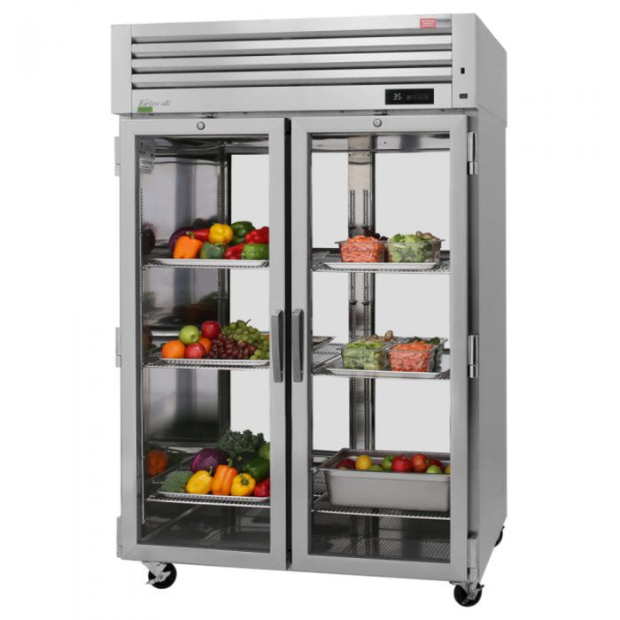 Turbo Air PRO-50R-G-PT-N PRO Series Top Mount Reach-in Refrigerator With Glass Door