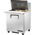 True TSSU-27-12M-B-HC Mega-Top Solid Door Sandwich/Salad Unit with Hydrocarbon Refrigerant