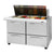 Turbo Air PST-48-18-D4-N PRO Series Food Prep Table, Mega Top Unit-Drawers 15.0 cu. ft