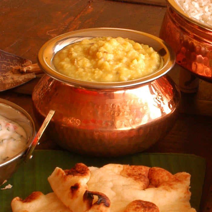 Copper/Steel Dal Dish ( Lota), Punjabi Handi, serving bowl dish: Available in 15oz, 22oz, 30oz