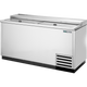 True TD-65-24-S-HC Solid Slide Lid Stainless Steel Deep Well Horizontal Bottle Cooler with Hydrocarbon Refrigerant