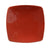 CAC Chinaware Color Stoneware Square Flat Plate Red 11 7/8
