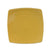 CAC Chinaware Color Stoneware Square Flat Plate Yellow 11 7/8