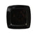 CAC Chinaware Color Stoneware Square In Square Plate Black 8 7/8