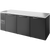 True TBR84-PTSZ1-L-B-SSS-SSS-1 Pass-Thru Single Zone Refrigerator with Left Side Refrigeration System. Black Exterior and Solid Swing Doors