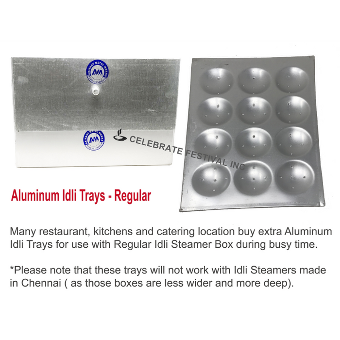 Aluminium Idli Trays - Mini, Thate, Regular, Diamond and more shapes