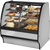 True TGM-DZ-48-SC/SC-S-S Fixed Front Curved Glass, Solid Colored End Dual Zone