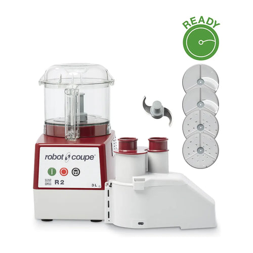 Robot Coupe R2N CLR Clear Bowl Combination Food Processor