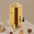 3.43 Gallon Gold Stainless Steel Hot Beverage Dispenser with Spigot & Fuel Holder
