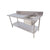 Serv-Ware TSF-3072-R Stainless Steel Work Table with Right Prep Sink, Faucet & 5