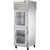 True STG1RPT-2HG-1S-HC Pass-Thru Half Glass Front/Solid Rear Swing Doors Refrigerator