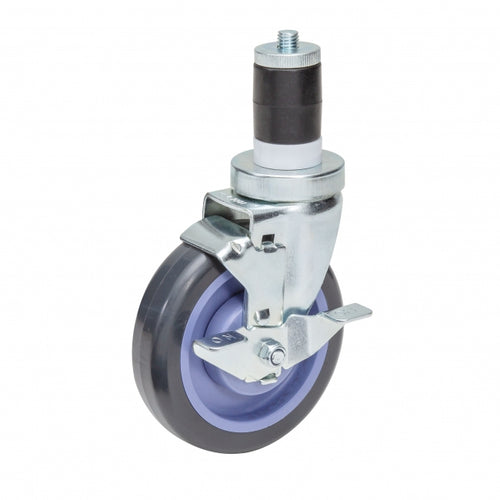 GSW expanding stem caster with side brake