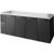 True TBR92-RISZ1-L-B-SSSS-1 Reach-In Single Zone Refrigerator with Left Side Refrigeration System. Black Exterior and Solid Swing Doors