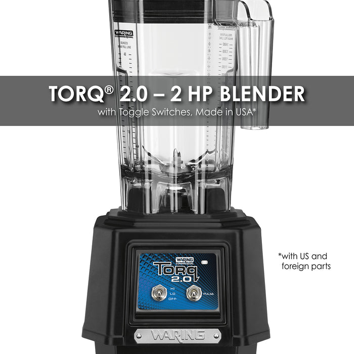 Medium duty blender, Torq 2.0 – 2 HP Blender with Toggle Switch – Made in the USA* by Winco