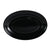 CAC Chinaware Color Tango Oval Platter Black 10 5/8