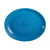 CAC Chinaware Color Tango Coupe Oval Platter Peacock 11 1/2