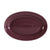 CAC Chinaware Color Tango Oval Platter Plum 13 5/8