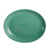 CAC Chinaware Color Tango Coupe Oval Platter Green 12 3/4