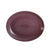 CAC Chinaware Color Tango Coupe Oval Platter Plum 12 3/4