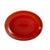 CAC Chinaware Color Tango Coupe Oval Platter Red 12 3/4