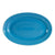 CAC Chinaware Color Tango Oval Platter Peacock 9 5/8