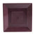 CAC Chinaware Color Tango Square Plate Plum 10