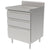 Three-Drawer Enclosed Cabinets with 4