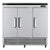 Turbo Air TSF-72SD-N Super Deluxe Bottom Mount Reach-in Three Section Freezer With Solid Door 63.8 cu.ft.