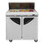 Turbo Air TST-36SD-N6 Super Deluxe Sandwich/Salad Unit with Two Sections 9.5 cu. ft.