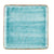 CAC Chinaware Tucson Square Plate Turquoise 10
