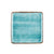 CAC Chinaware Tucson Square Plate Turquoise 8 1/4