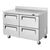 Super Deluxe Worktop Freezer-drawer TWF-48SD-D4-N,Two-section
