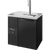True TDR32-RISZ1-L-B-S-1 Reach-In Single Zone Refrigerator with Left Side Refrigeration System. Black Exterior and Solid Swing Doors