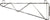 Omcan Chrome Wall Bracket for Wire Shelving, Multiple Sizes