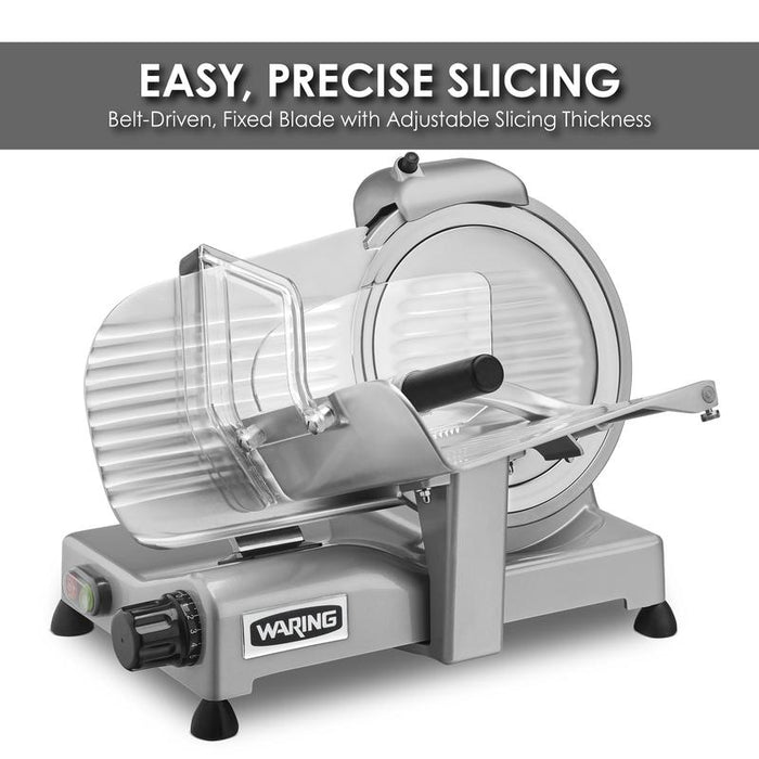Waring Prep Food slicer,10" Professional Food Slicer, Silver