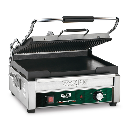 Waring WDG250 Griddle, Large Italian-Style Panini Grill – 120V