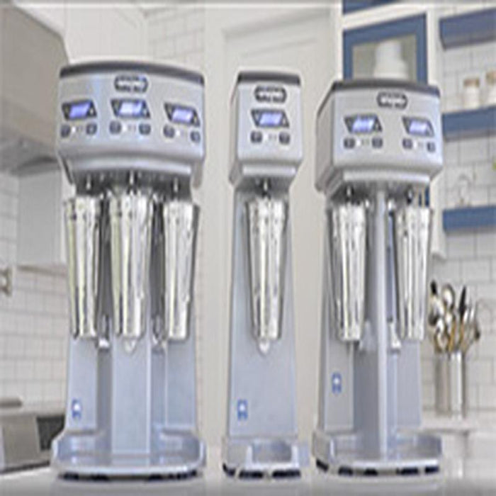 Waring Heavy-Duty Triple-Spindle Drink Mixer with Timer