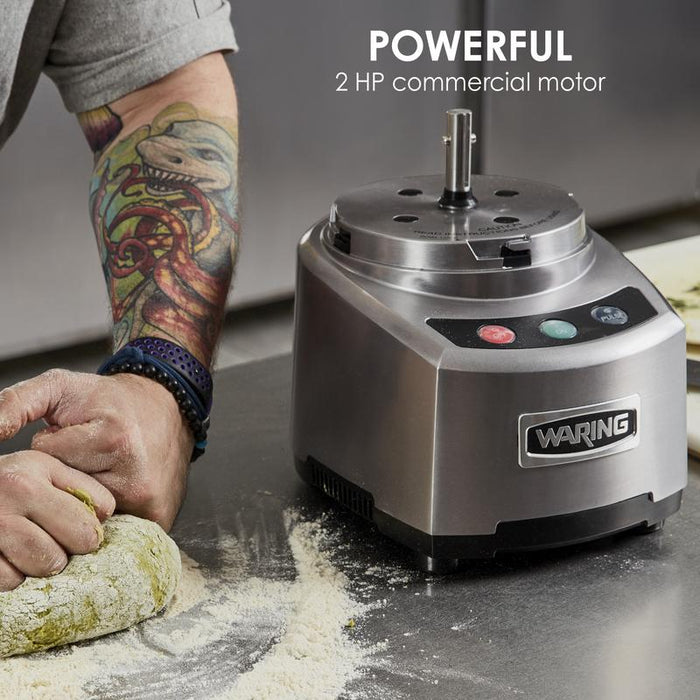 Waring  Food Processor 4 Qt. Combination Bowl Cutter Mixer and Continuous-Feed Food Processor with Patented LiquiLock® Seal System and Dicing