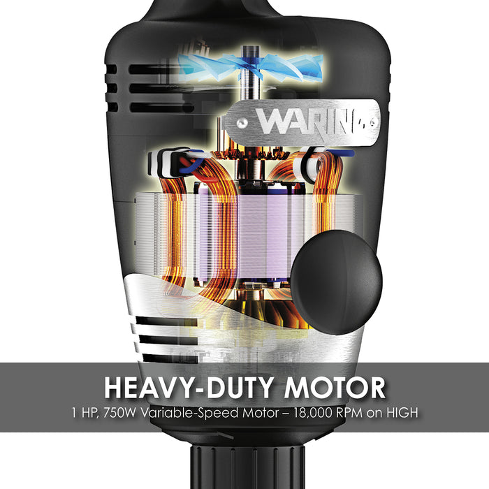 Waring Immersion Blemder, 12" Heavy-Duty Big Stik® Immersion Blender