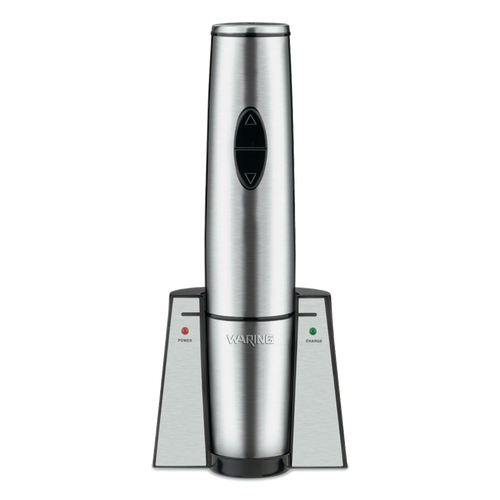 Waring Speciality Portable Electric Wine Bottle Opener with Recharging Station