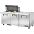 True TSSU-72-15M-B-HC Mega-Top Solid Door Sandwich/Salad Unit with Hydrocarbon Refrigerant
