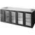 True TBR92-RISZ1-L-B-GGGG-1 Reach-In Single Zone Refrigerator with Left Side Refrigeration System. Black Exterior and Glass Swing Doors