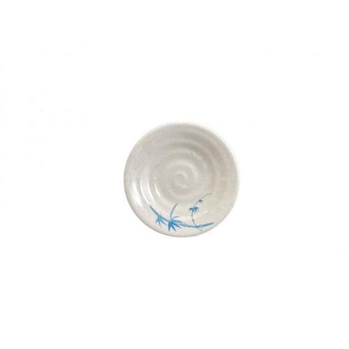 Thunder Group Melamine Asian 5 1/8" SOUP PLATE, BLUE BAMBOO,1 doz