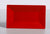 Yanco ME-214 Mexico Plate, Shape: Rectangular, Color: Red, Material: Melamine, Pack of 12