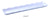 Yanco DC-6021W Deli Collection Scallop Edged Display Tray, Shape: Rectangular, Color: White, Material: Melamine, Pack of 12