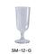 Yanco SM-12-G Stemware Goblet Glass, , Color: Clear, Material: Plastic, Pack of 24