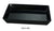 Yanco RM-614BK Rome Rectangular Deep Plate, Melamine, Pack of 12 (1 Dz)