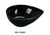 Yanco RM-708BK Rome Water Drop Shape Bowl, Melamine, Pack of 48 (4 Dz)