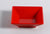 Yanco ME-306 Mexico Deep Plate, Shape: Square, Color: Red, Material: Melamine, Pack of 48